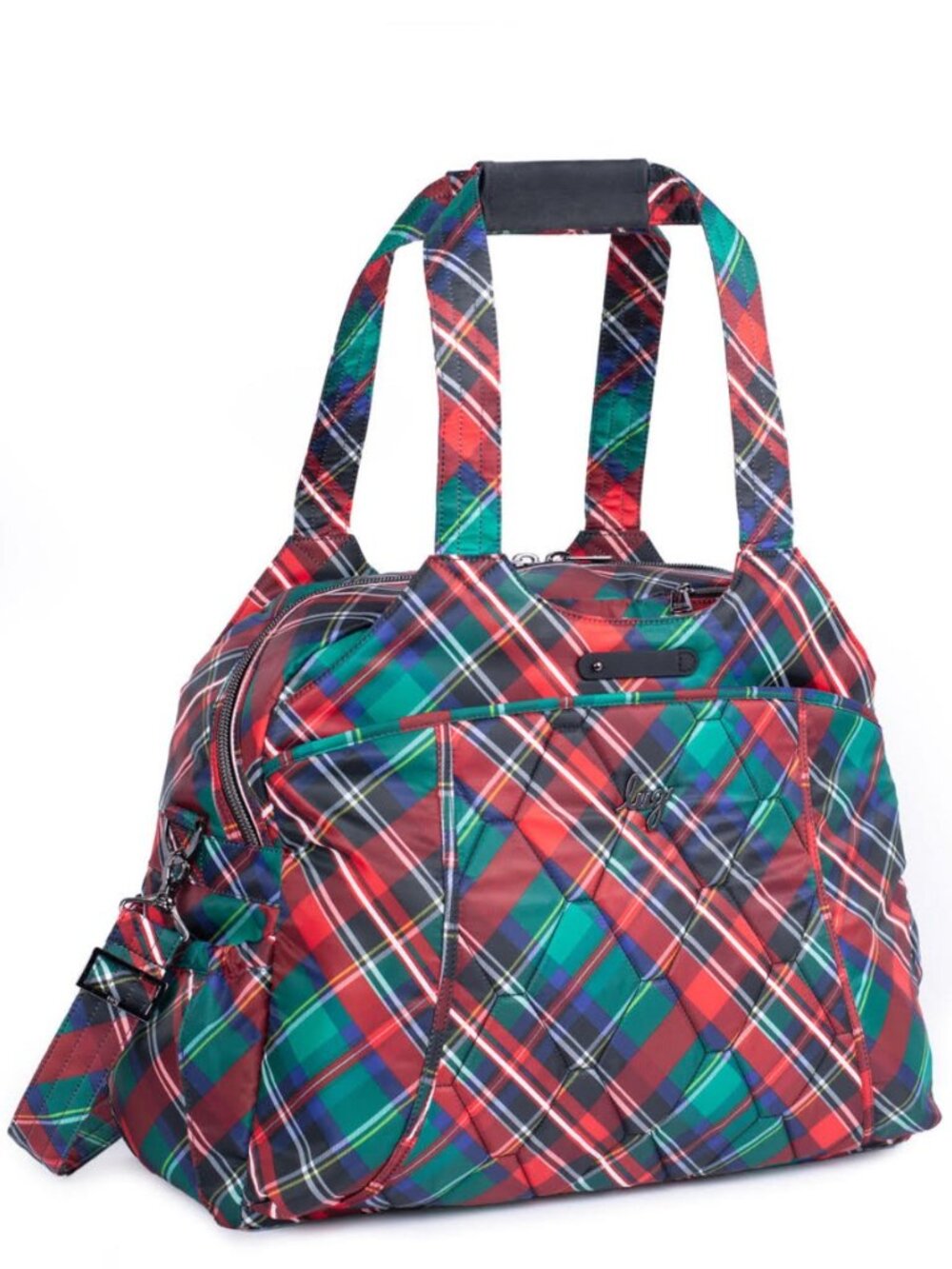 Lug Pontoon 2 Overnight Bag Tartan Plaid